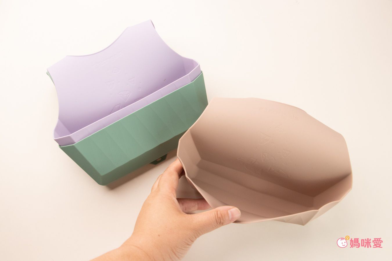 自由組裝好攜帶！台灣製【2angels】矽膠拼圖隨行餐盤