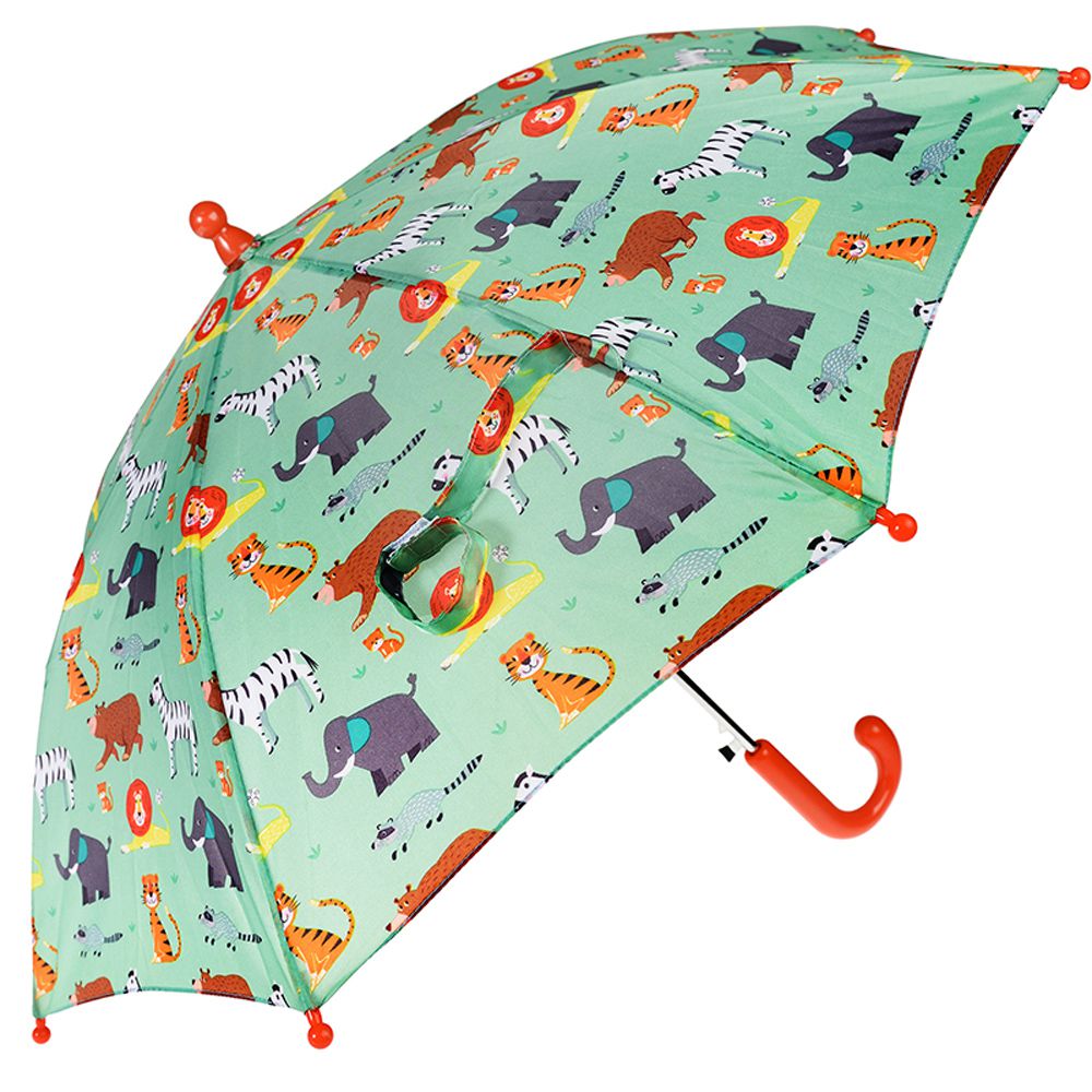 英國 Rex London - 幼童/兒童自動傘-熱鬧動物園