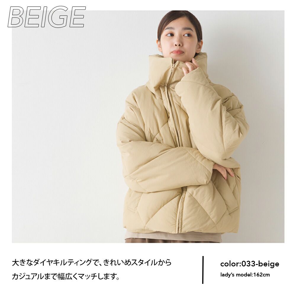 日本 OMNES - 超大翻領俐落溫暖羽絨外套-黑