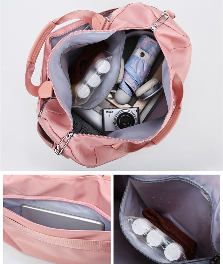 英倫風乾濕分離2way包-墨綠