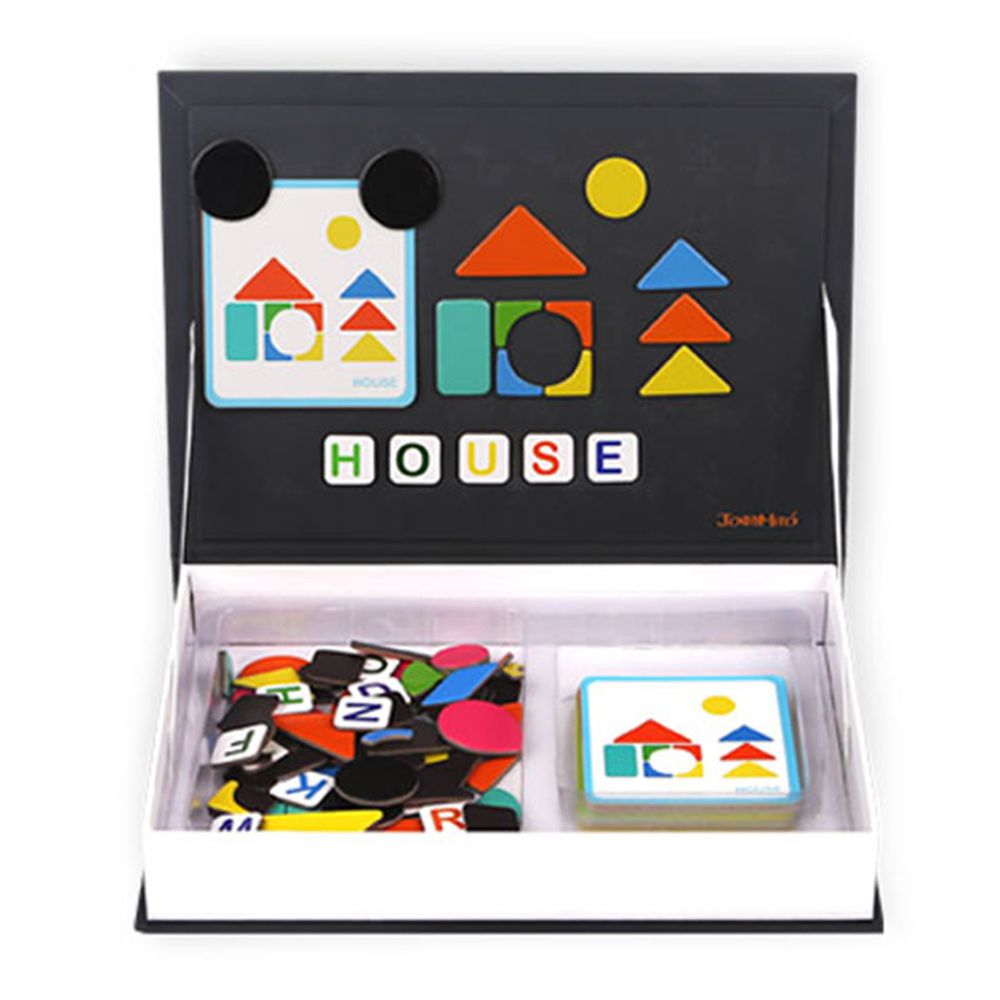 JoanMiro - 磁性形狀字母學習遊戲盒