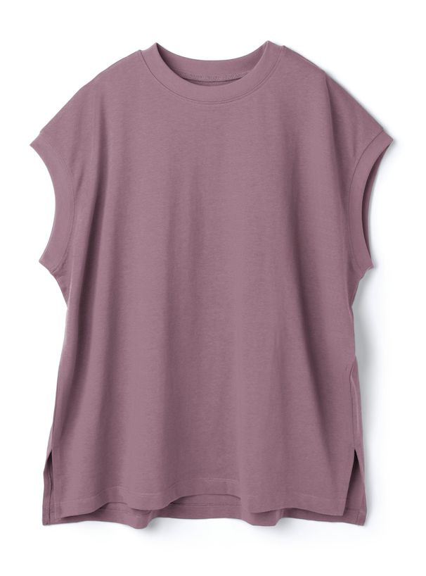 日本 GRL - 純棉百搭顯瘦法式袖上衣-果綠 (F)