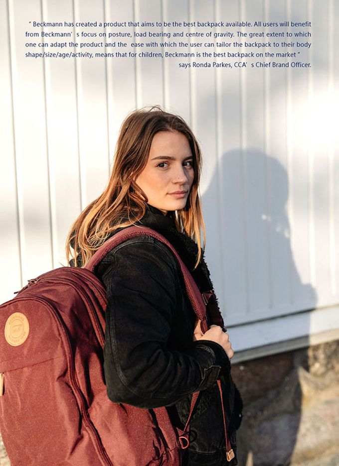 Beckmann - Urban 成人護脊後背包 30L - 沙漠粉紅