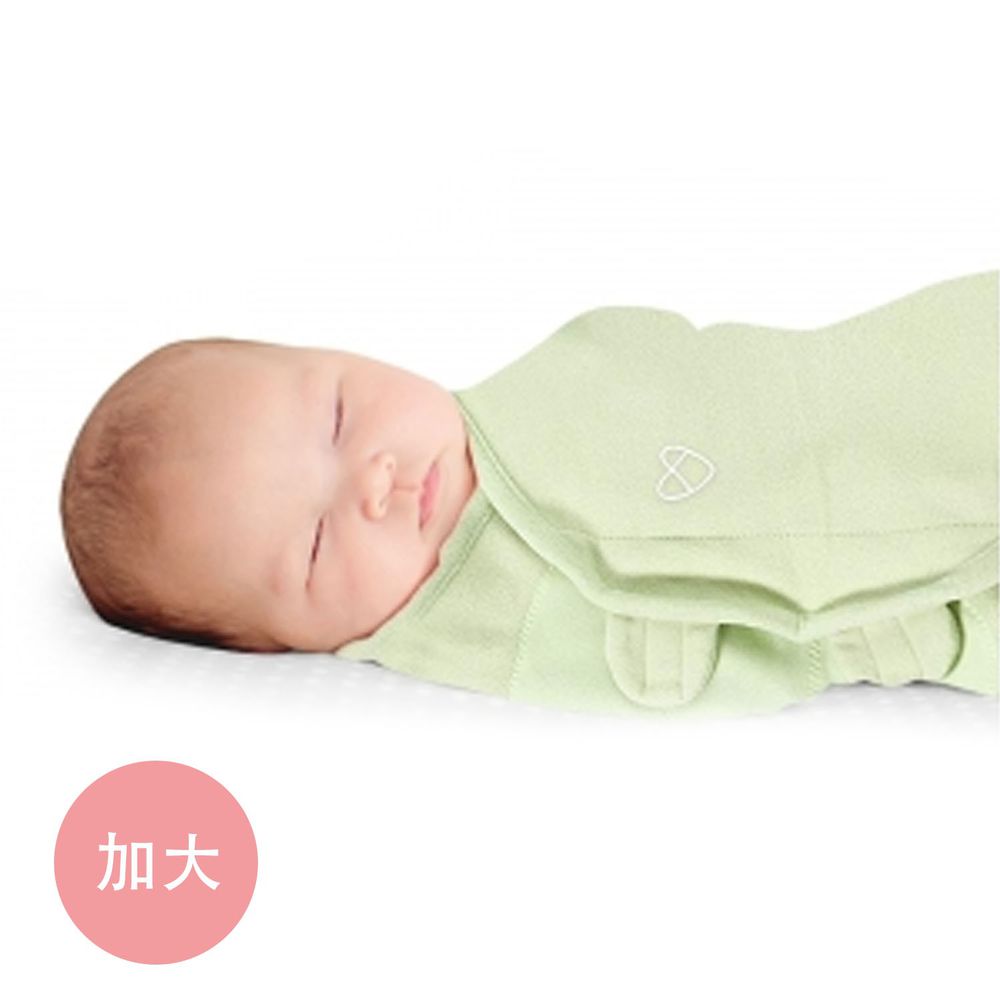 Summer Infant - 聰明懶人育兒包巾-溫暖款-刷毛絨布綠色 (加大)-適用年齡:4~6個月