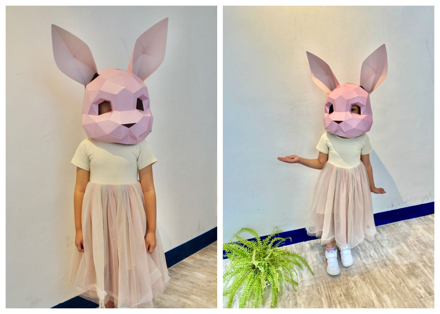 時報出版 - 動物立體大面具：小兔兔(速成版不用自己剪喔)