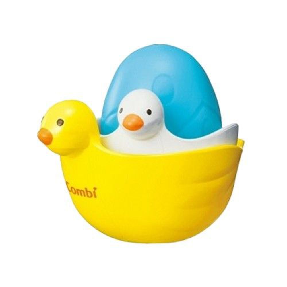 日本 Combi - 洗澡玩具-寶貝鴨-12個月起