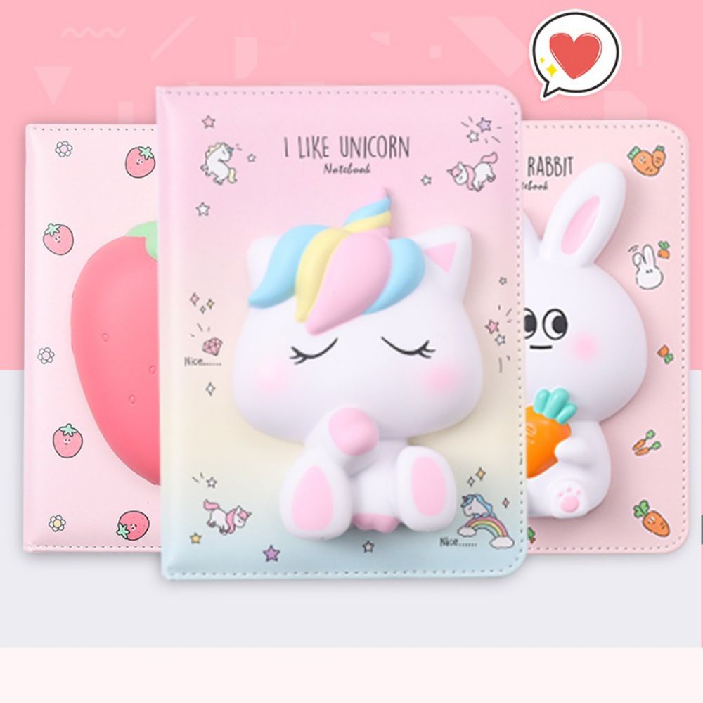 立體減壓手帳本/筆記本-恐龍 (12.7x17.5cm)