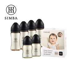 Simba 小獅王辛巴 - 新生兒蘊蜜鉑金口腔清潔組-新生適用-蒔黑
