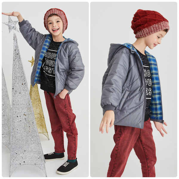 【麗嬰房Little moni 3M科技羽絨外套/背心】下雨沒帶傘也不怕～