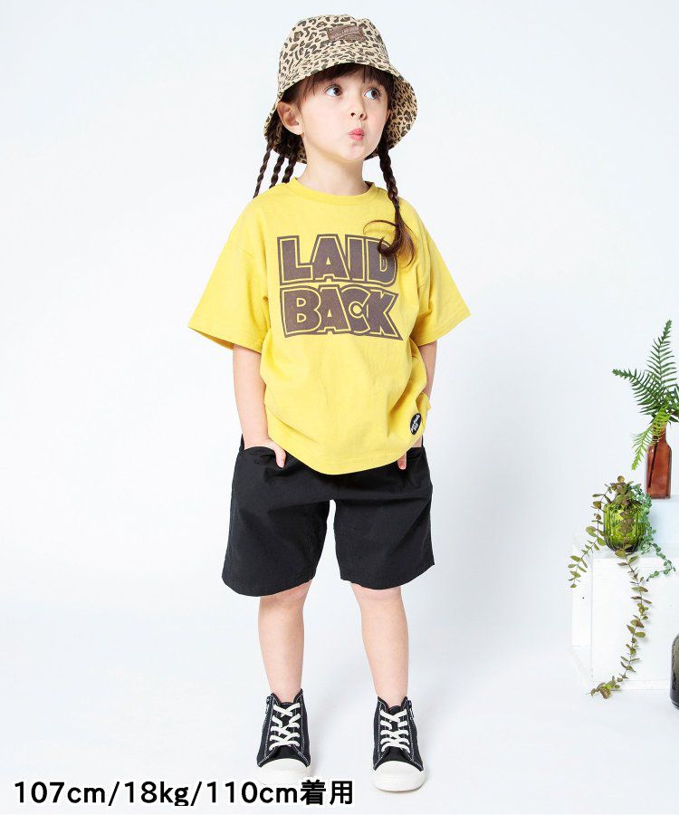 日本 BREEZE - 彩色標籤腰束口休閒短褲-軍綠