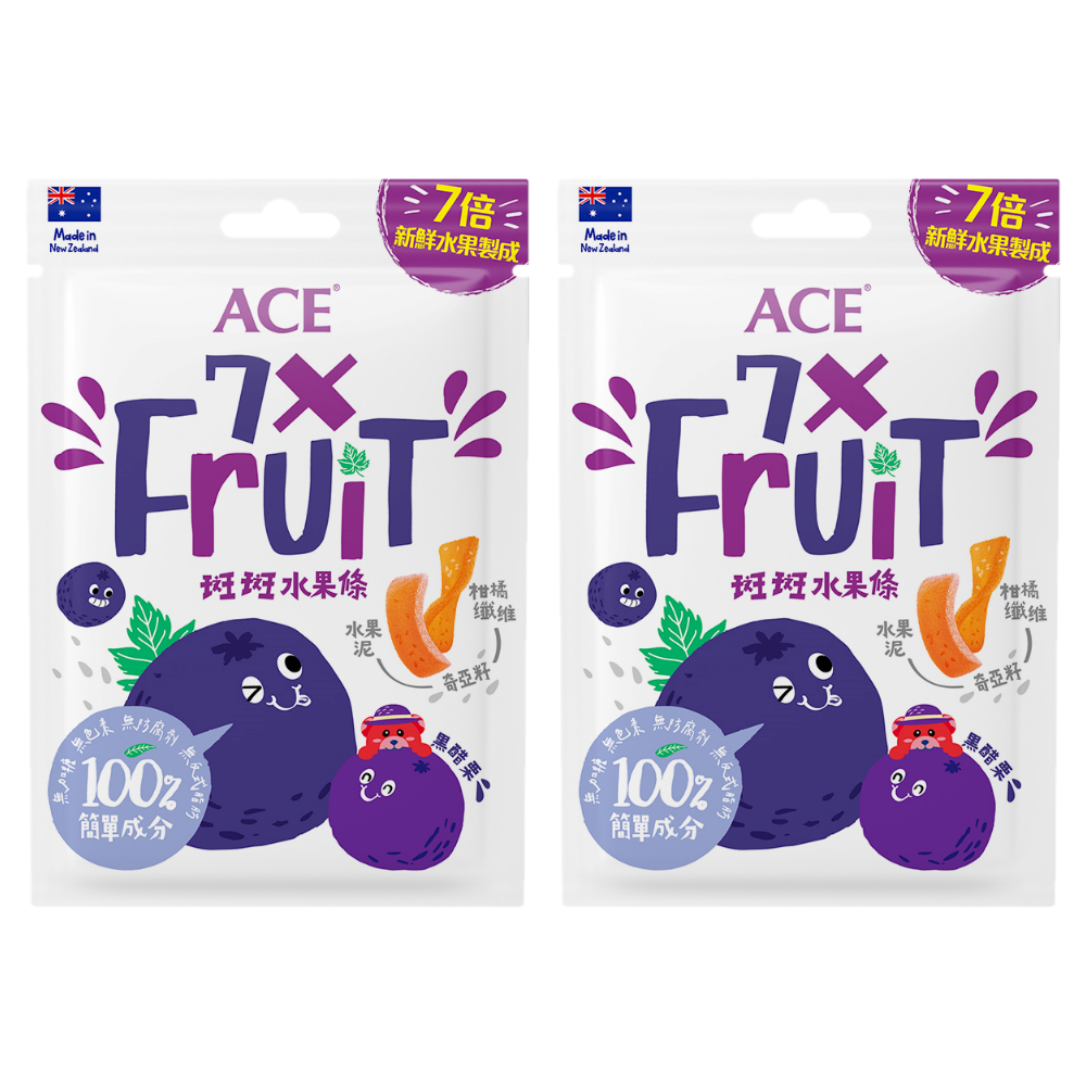 ACE - 斑斑水果條32gX2袋(黑醋栗+奇亞籽)