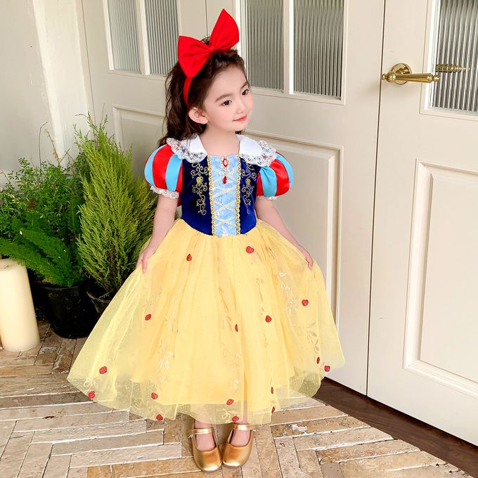 白雪公主蓬裙連披風洋裝萬聖節造型服