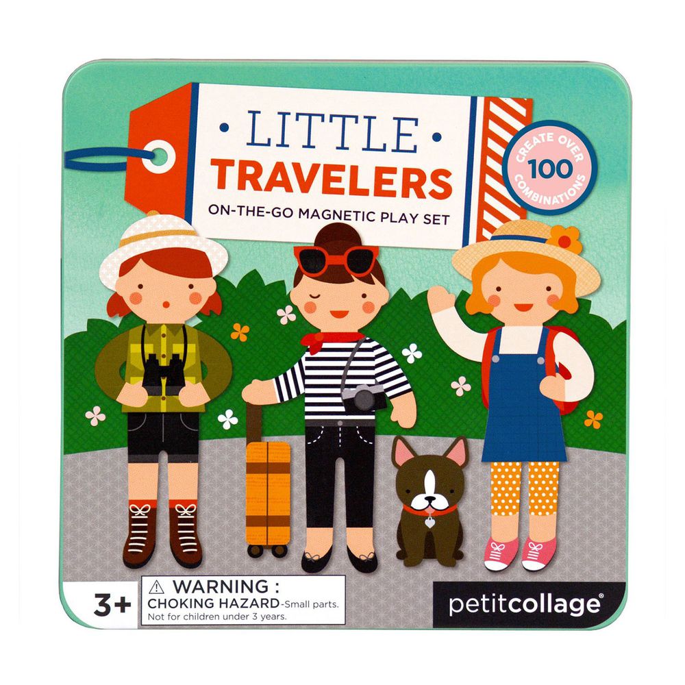 美國 Petit Collage - 磁鐵遊戲盒-小小旅行家
