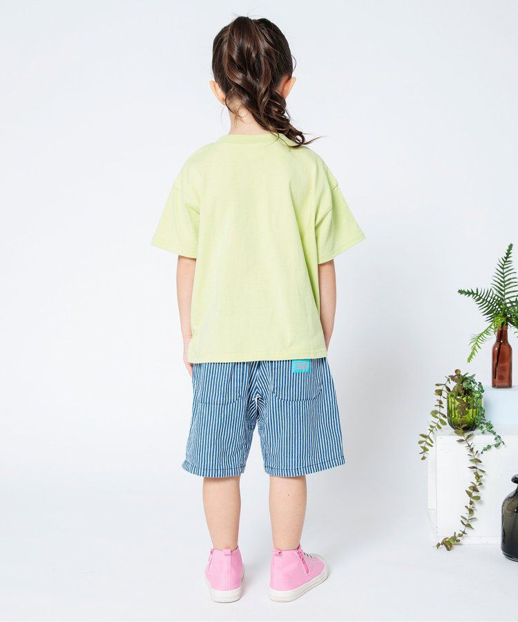 日本 BREEZE - 彩色標籤腰束口休閒短褲-軍綠