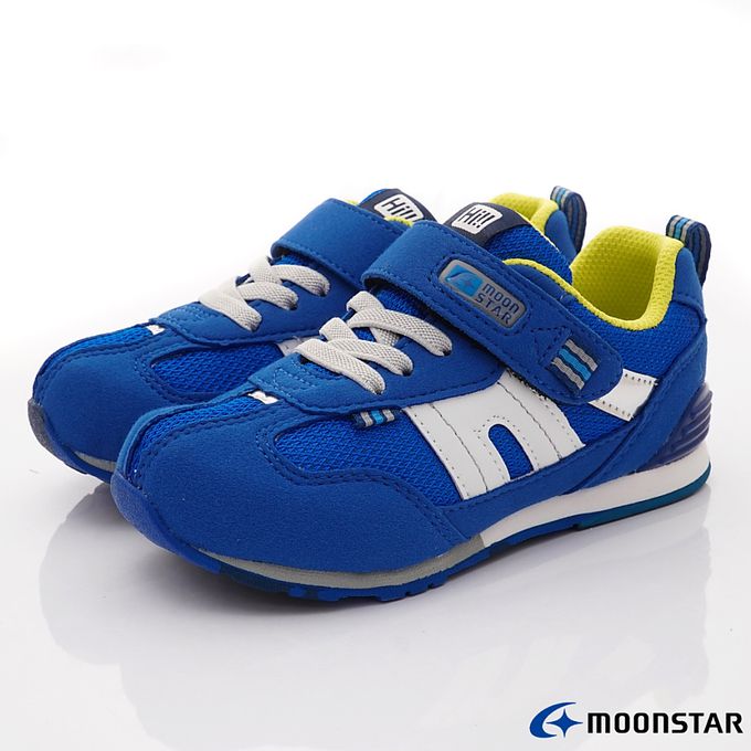 Moonstar日本月星 - 月星HI系列十大機能款-MSC23266藍(中小童段)-機能運動鞋-藍
