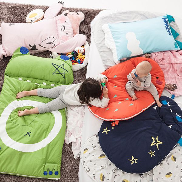 韓國Daby - 小怪獸嬰兒睡袋-馴鹿Elky(橘紅)