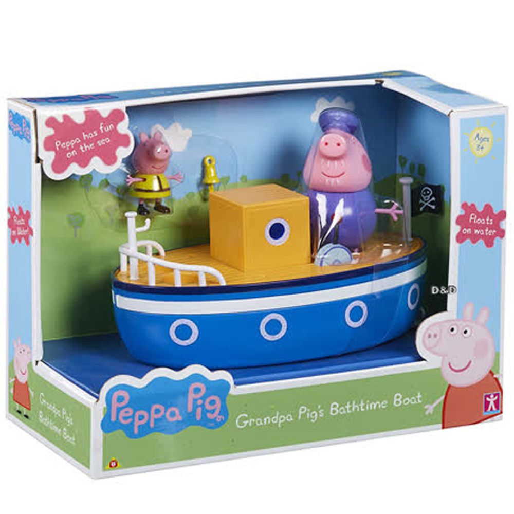 Peppa Pig 佩佩豬 - 粉紅豬小妹-爺爺豬的洗澡船
