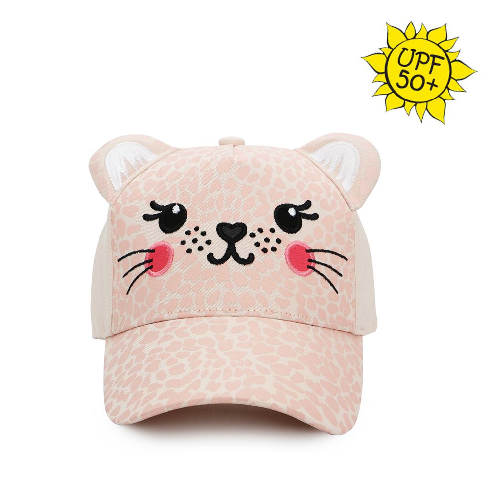 加拿大 flapjackkids - 3D透氣棒球帽-花豹 (4y-6y)