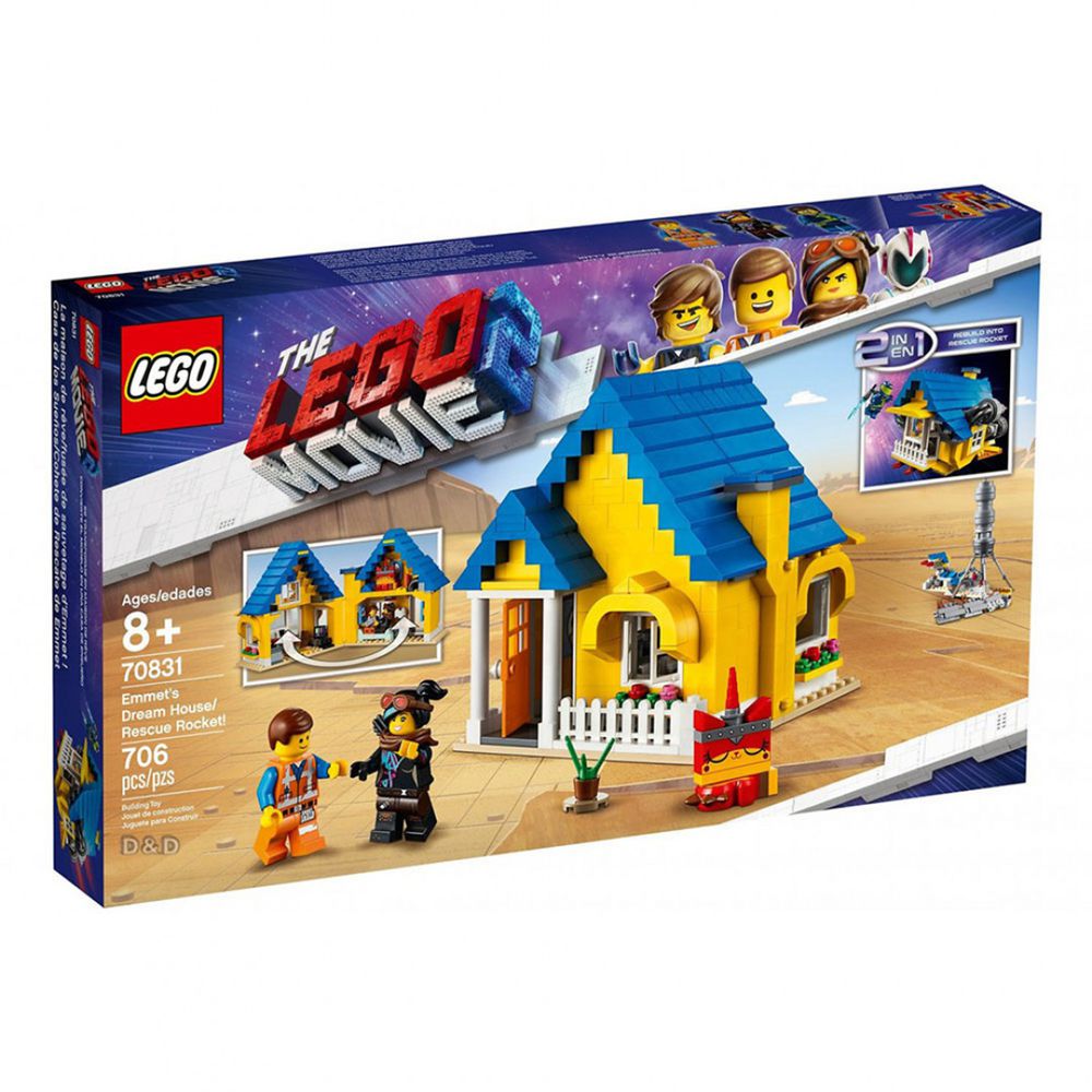 樂高 LEGO Movie 樂高玩電影系列 - Emmet’s Dream House/Rescue Rocket! 70831-706pcs