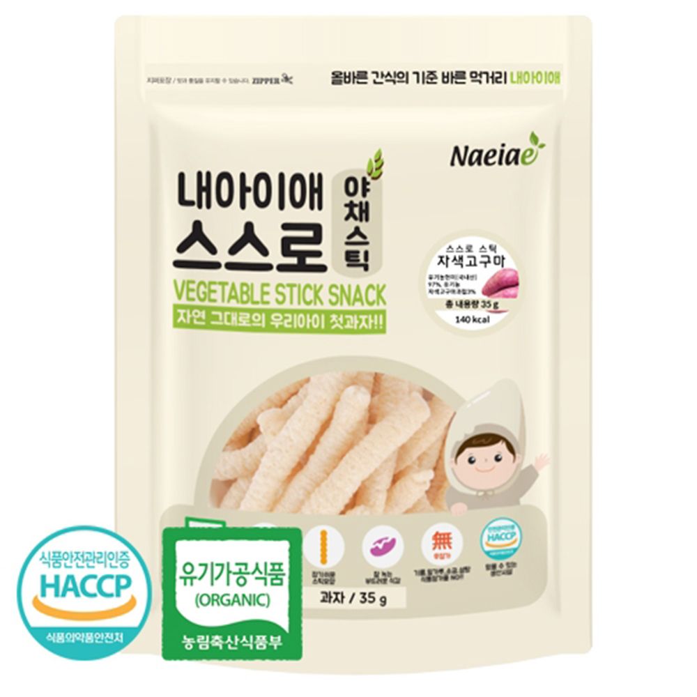 Naeiae - Naeiae韓國米棒-地瓜-35g