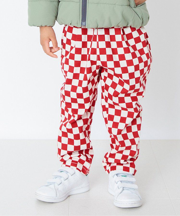 日本 BREEZE - 挺版廓形印花主廚褲-變形蟲-黑