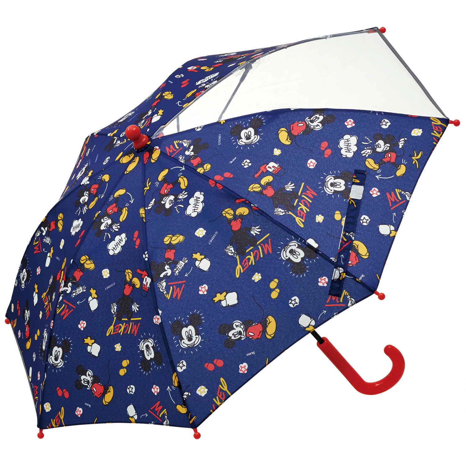 日本千趣會 - 迪士尼 印花兒童直傘/雨傘(附透明窗)-玩具總動員-草綠 (35cm)-身高85-95cm