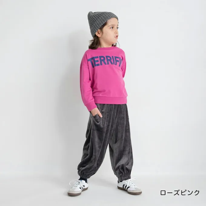 日本 BRANSHES - 百搭落肩縮口長袖上衣-獅子-白