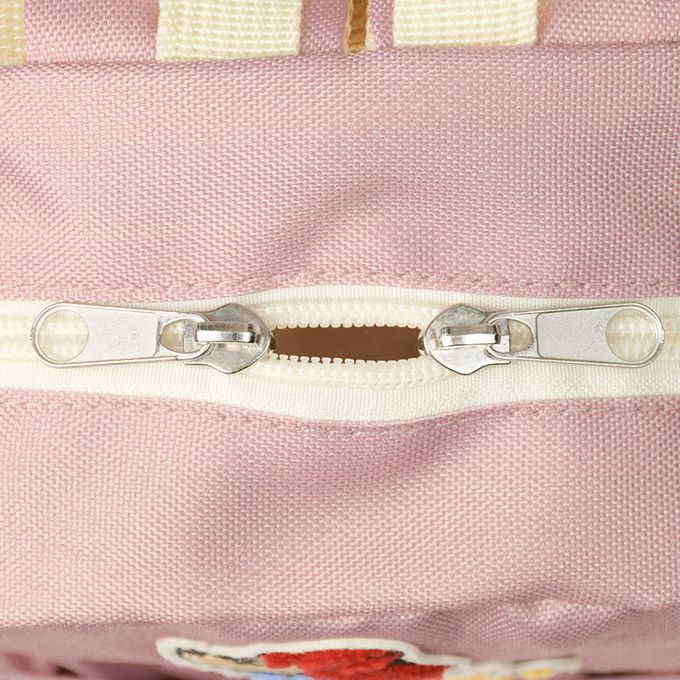 akachan honpo - 背包-迪士尼 凸毛繡-粉紅色