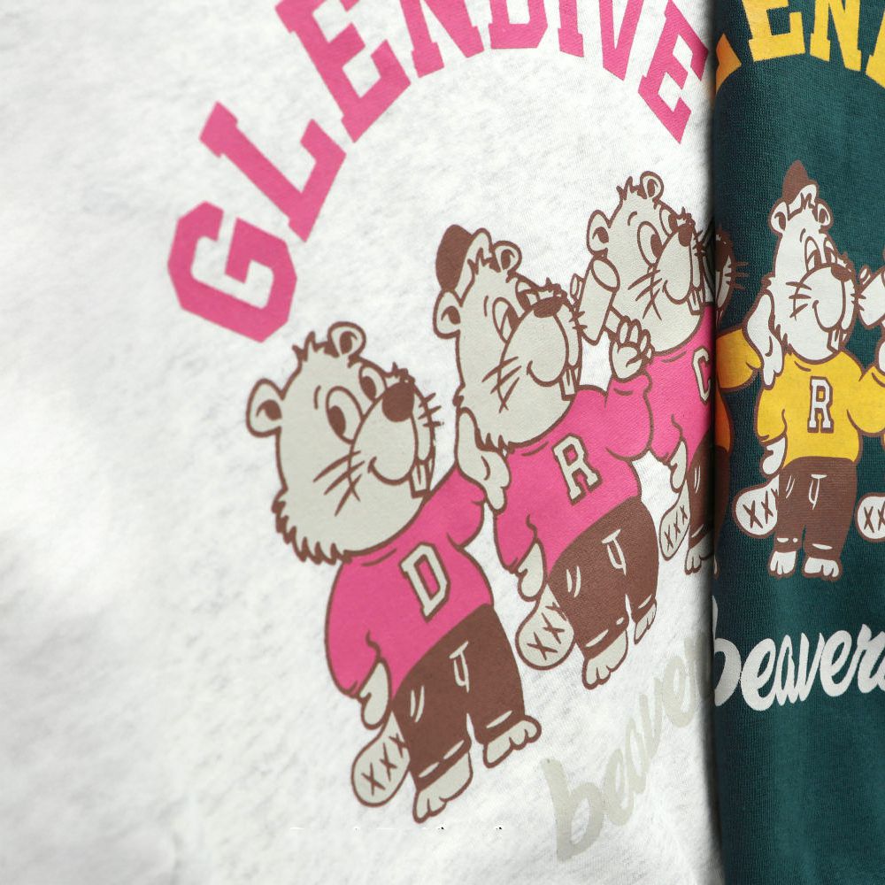 裏起毛 舒適縮口長袖上衣-河狸-燕麥