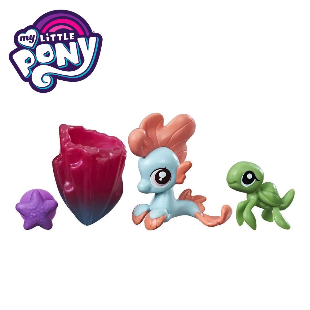 Hasbro 孩之寶 - (BUBBLE SPLASH)彩虹小馬電影吸盤小海馬