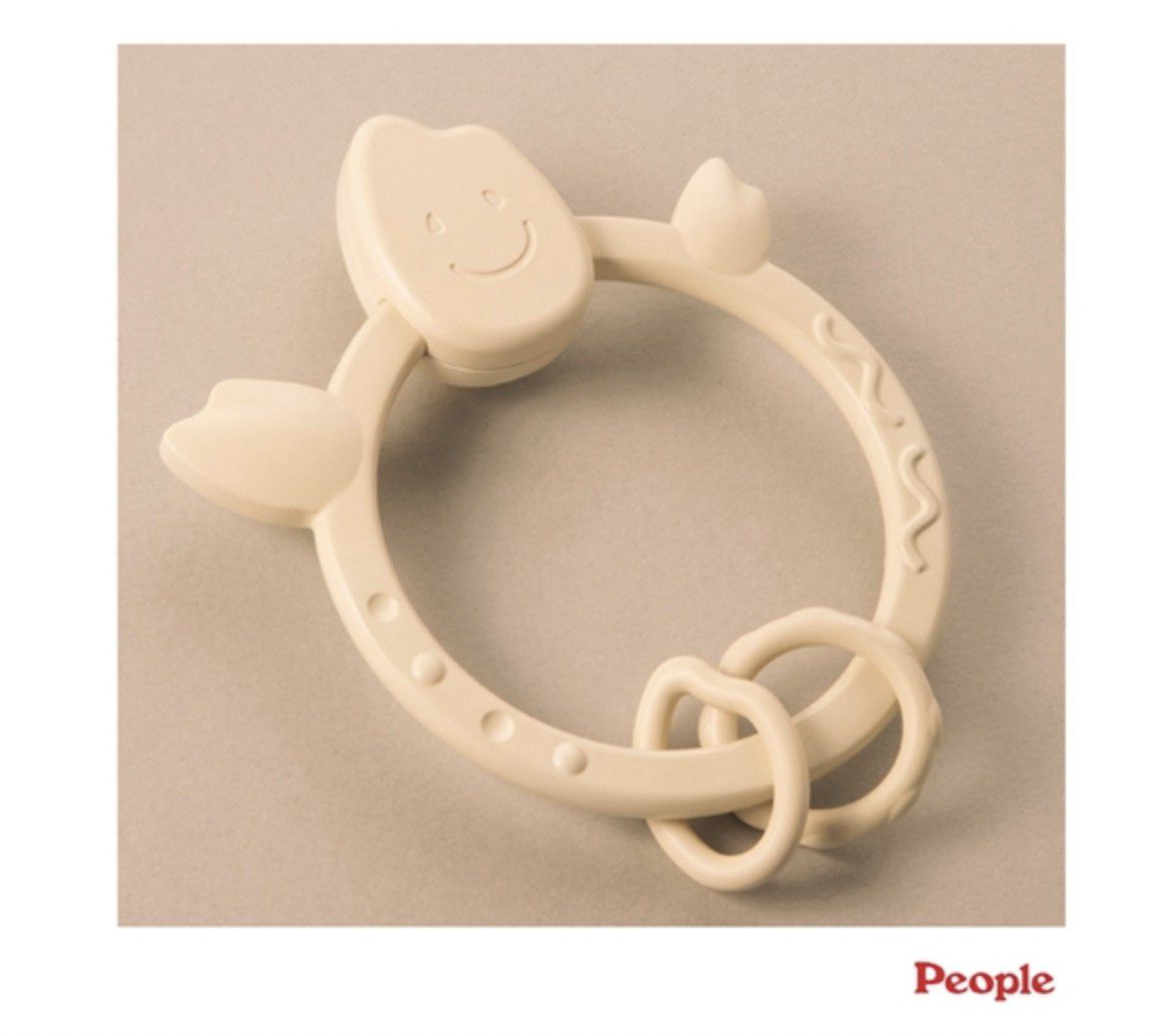 日本 People - 米的環狀咬舔玩具(米製品玩具系列)-0m+