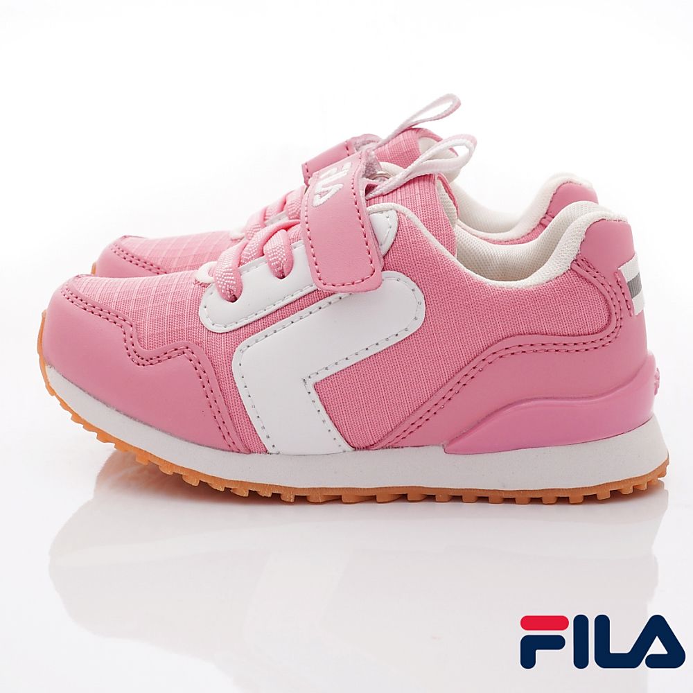 FILA - 經典慢跑鞋(中小童段)-運動鞋-粉