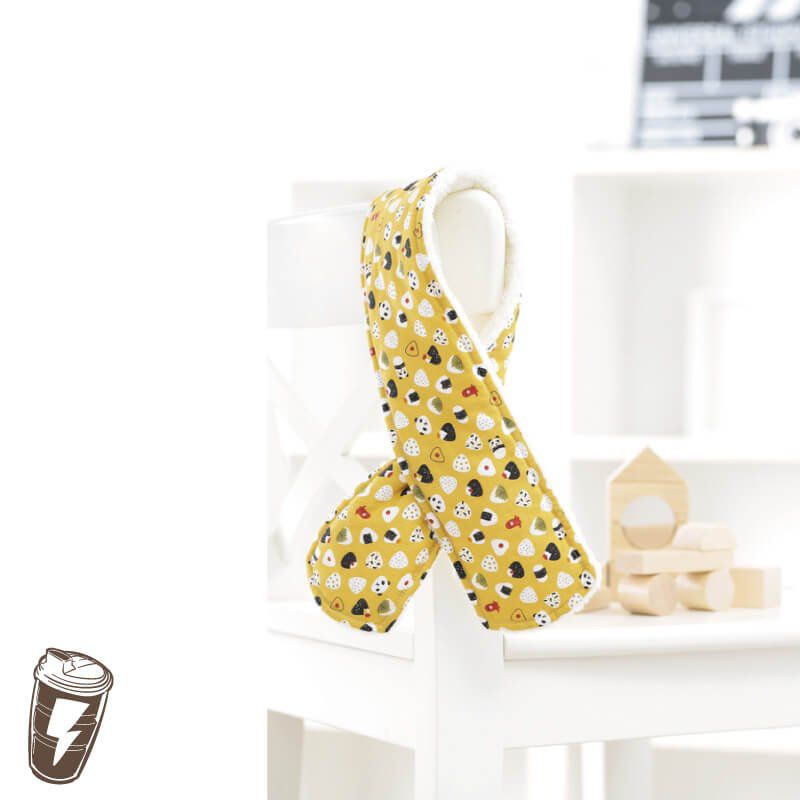 貝柔 Peilou - 貝寶兒童加絨暖毛圍巾_可愛熊貓