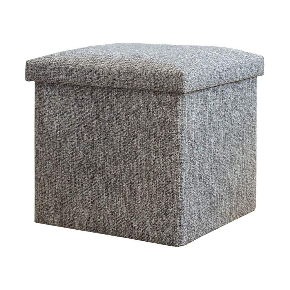 質感萬用收納凳-灰