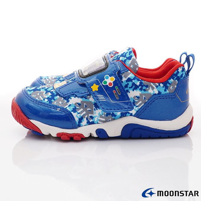 Moonstar日本月星 - 月星玩耍速乾公園鞋款-CRC23295藍(中小童段)-機能運動鞋-藍