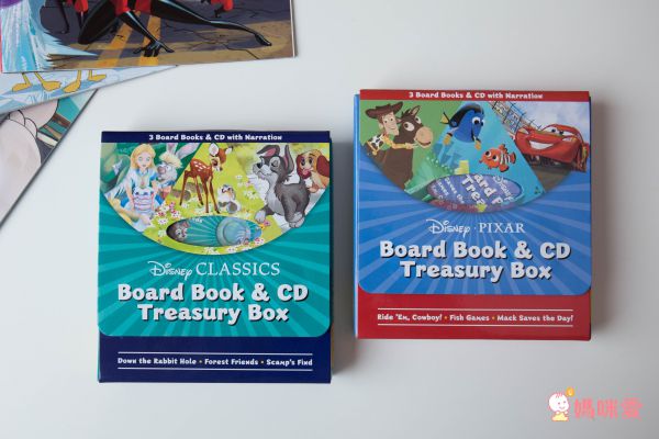 最低價73折起！【迪士尼英文盒裝套書】給3Y以上寶貝❤跟著喜歡的卡通角色學英文好easy✌