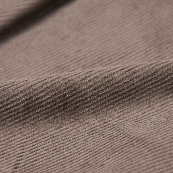 akachan honpo - 假兩件裙褲-超細燈芯絨-咖啡色