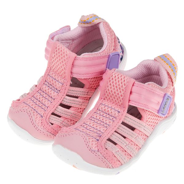IFME - 新彩粉色寶寶機能水涼鞋