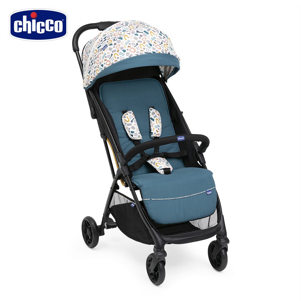 義大利 chicco - Glee輕便摺疊嬰兒推車-童趣綠