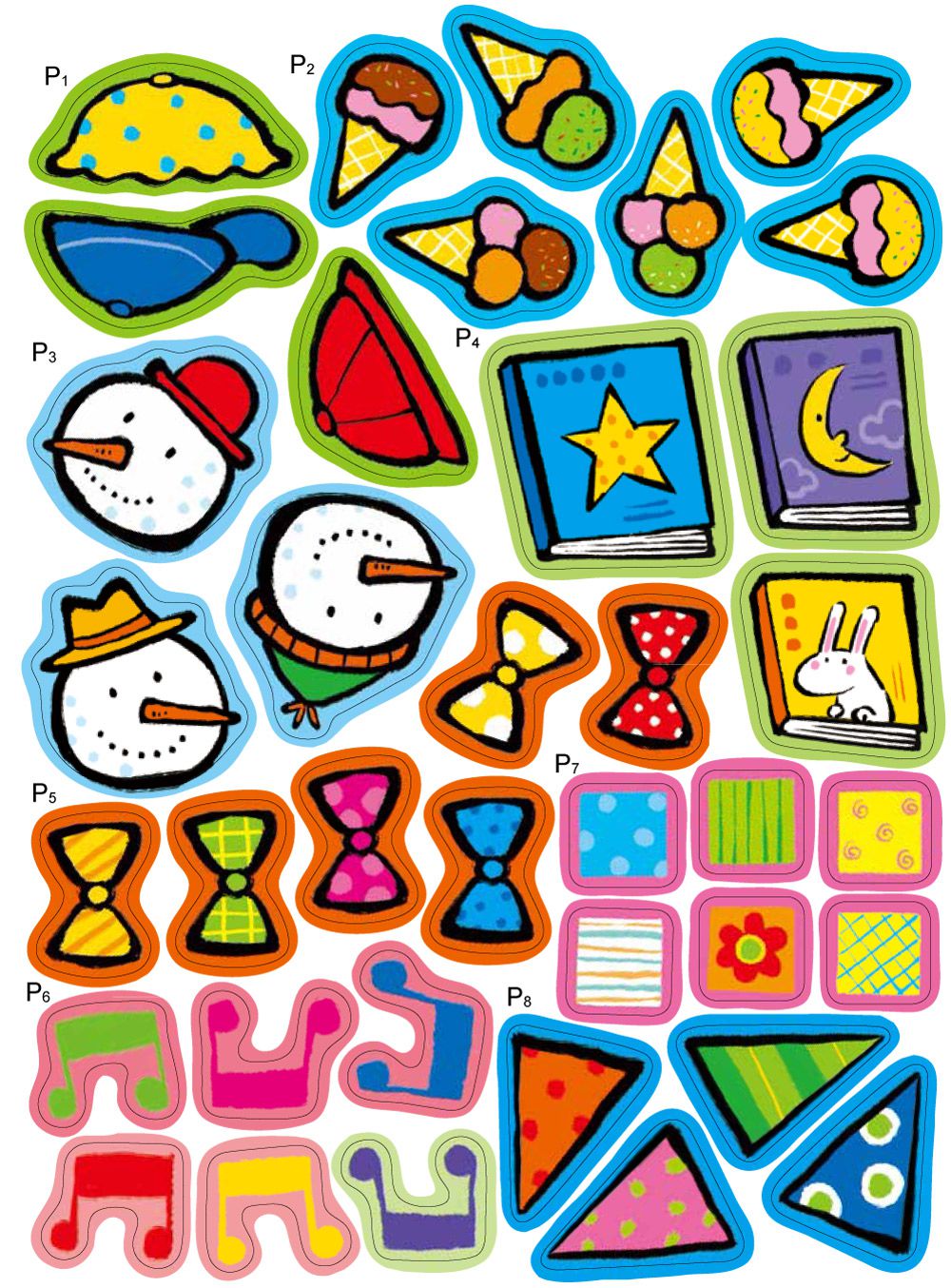 双美生活文創 - 5Q益智貼紙書：獅子愛跑步