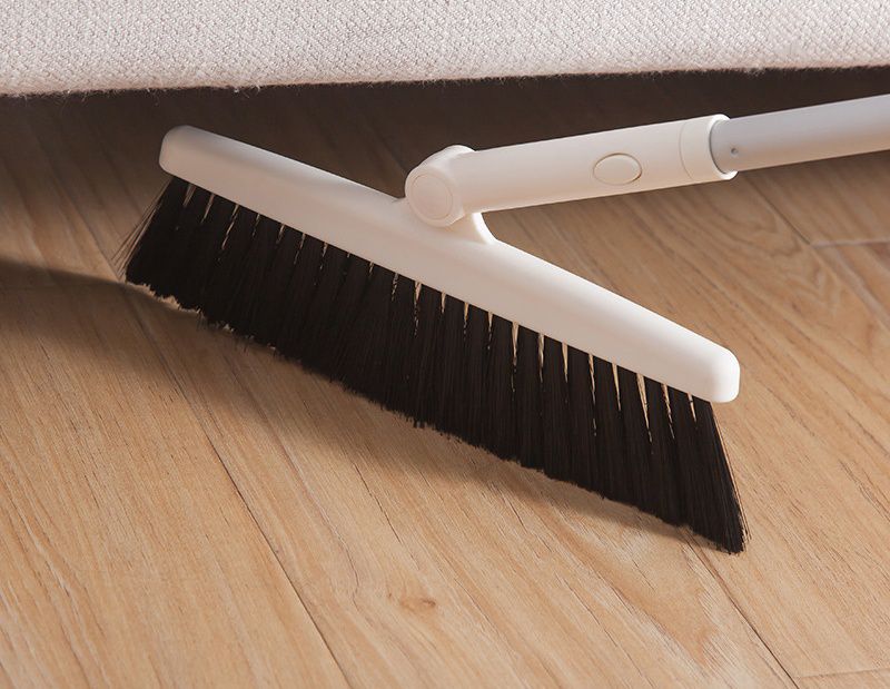 多功能居家清潔掃除套組-常用系列-2節輕巧伸縮桿x1+靜電除塵拖把頭x1+除塵撢頭x1+掃把頭x1+磁磚清潔刷頭x1+海綿刷頭x1+乾巾x3+濕巾x3