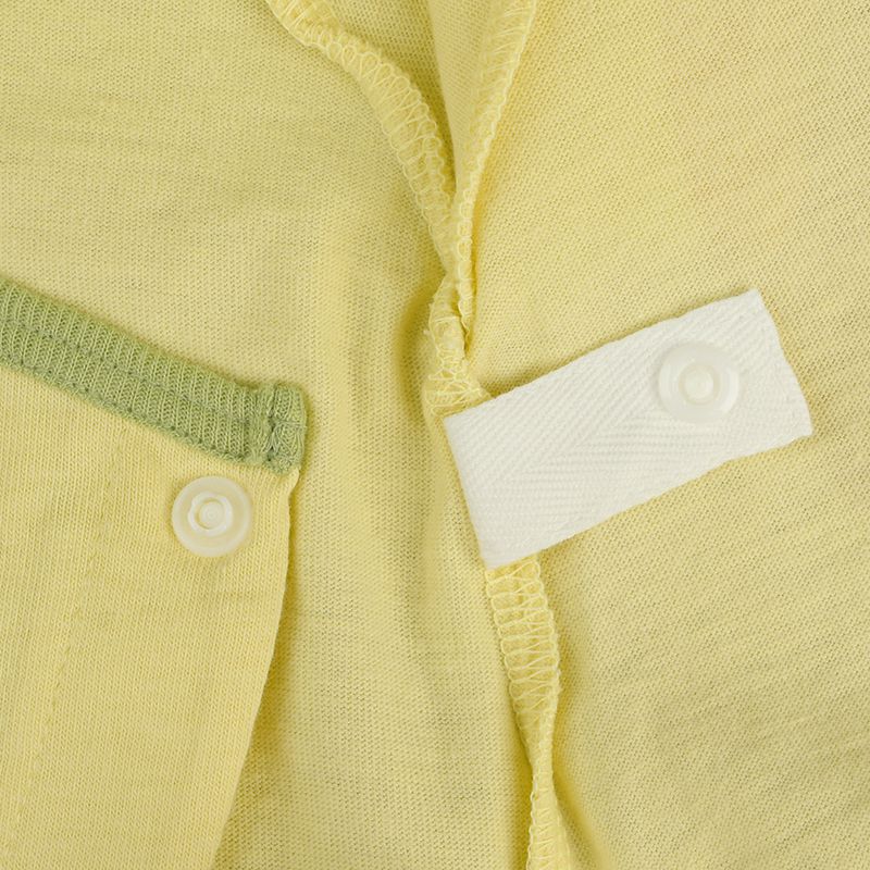 akachan honpo - 短袖兔裝-不露肚款-黃色 (50~60cm)