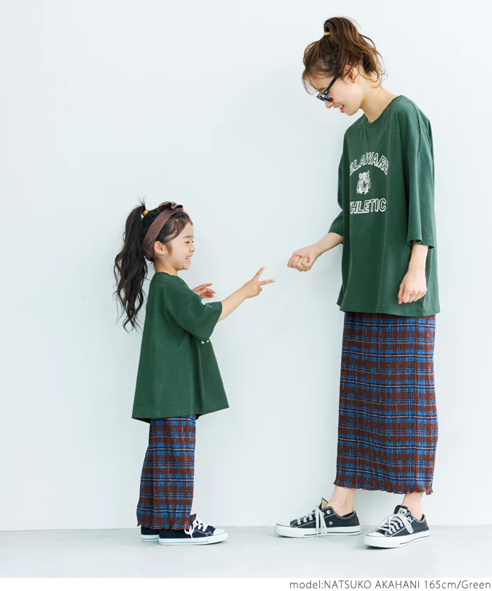 日本 COCA - 圓領純棉透氣字母短T-媽媽-白