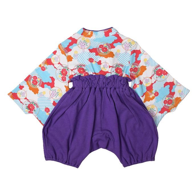 akachan honpo - 袴連身衣-(包屁衣)-紫色