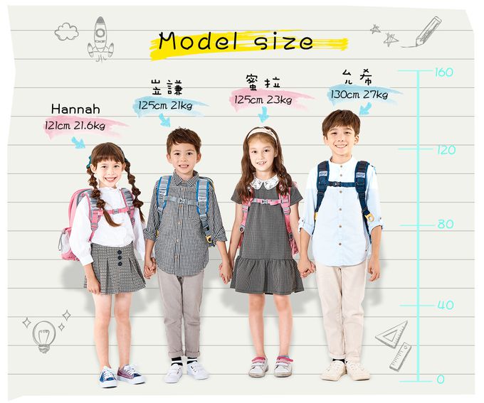 impact 怡寶 - 懸浮磁扣新世代標準型護脊書包-美人魚(IM00706PK) | 身高120~140cm適用 | 精選好禮兩件組（運動襪、筆袋）