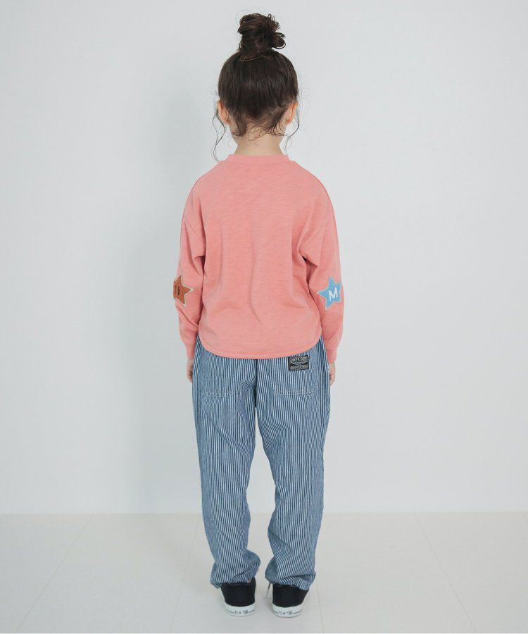 日本 BREEZE - 挺版廓形印花主廚褲-變形蟲-黑