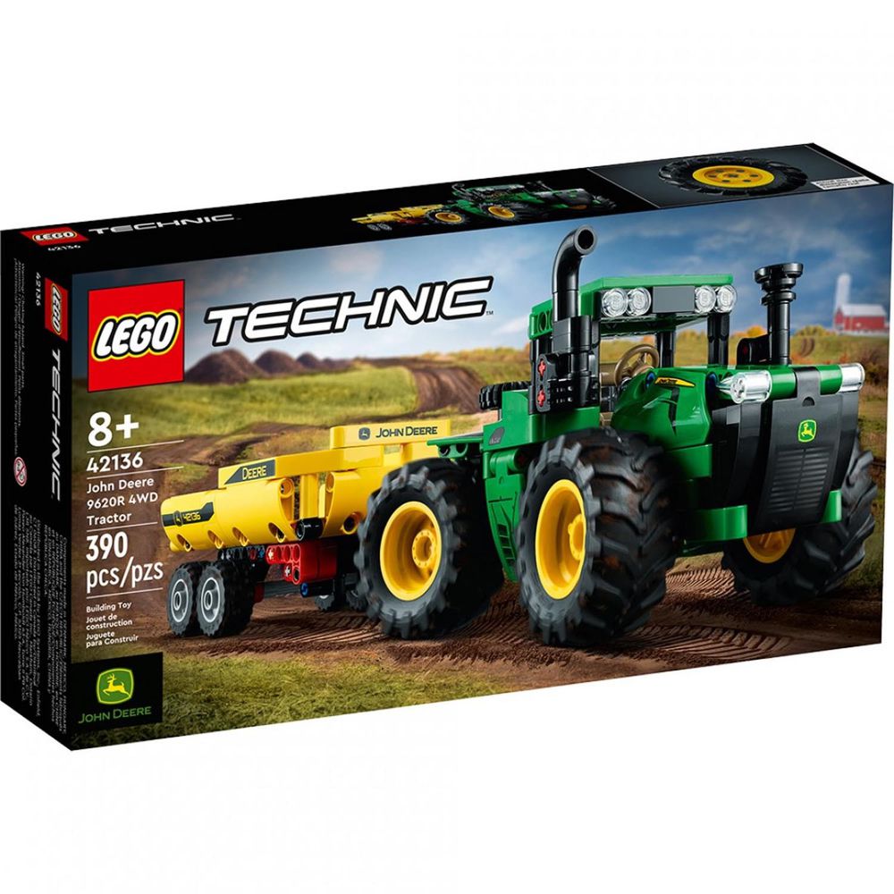 樂高積木 LEGO《 LT42136 》科技 Technic 系列 - John Deere 9620R 4WD Tractor-390pcs