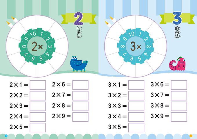 【N次寫練習本】益智數學三冊套書 (進階加減+九九乘法+錢幣換算） (5歲以上適用)