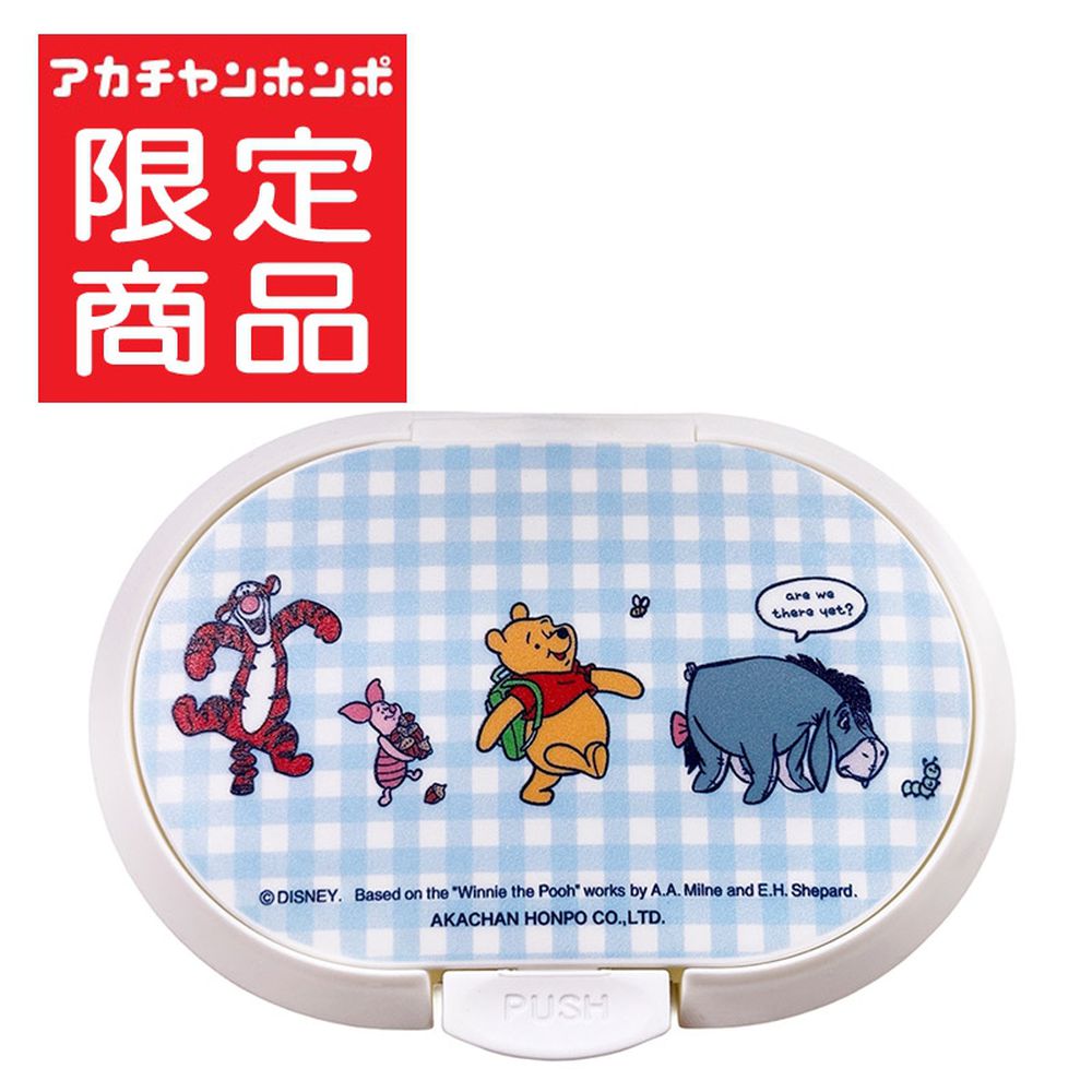 按壓式濕紙巾蓋-小熊維尼-日本製