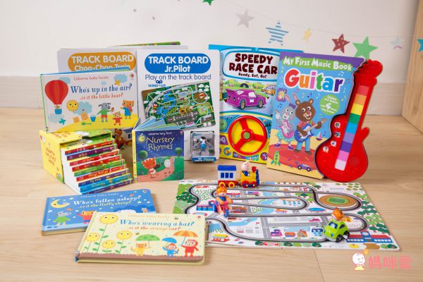 軌道車車書★ 1歲以上手眼協調遊戲書♬轉動發條車車跑起來✦ 熱銷47折起！